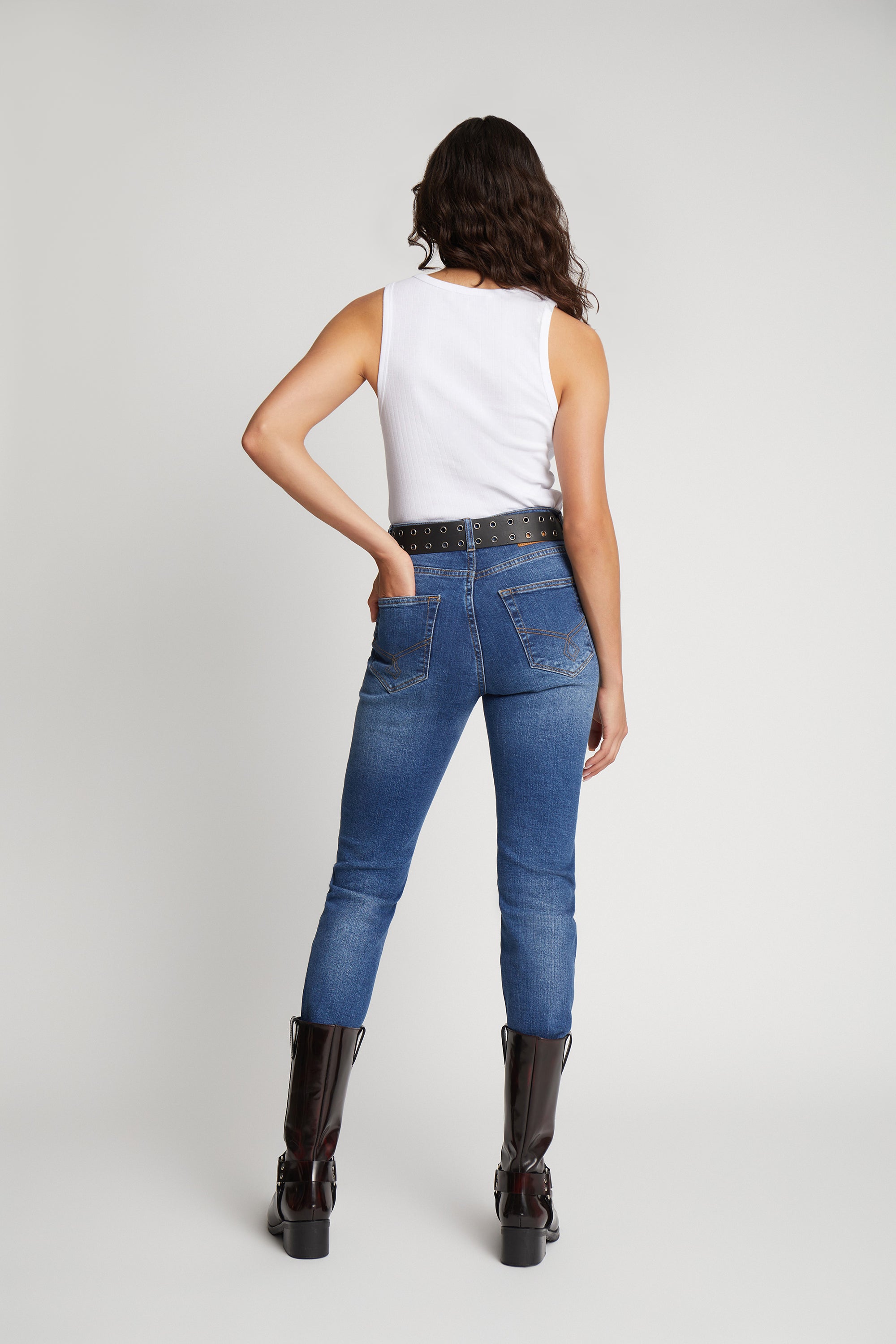 Tezza Logo tank top - hvid